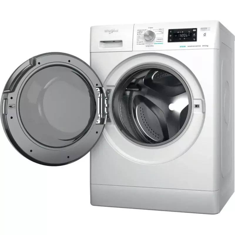 Máquina de lavar e secar WHIRLPOOL FFWDB 864489 SV EE de carregamento frontal 6 kg 1400 rpm branca
