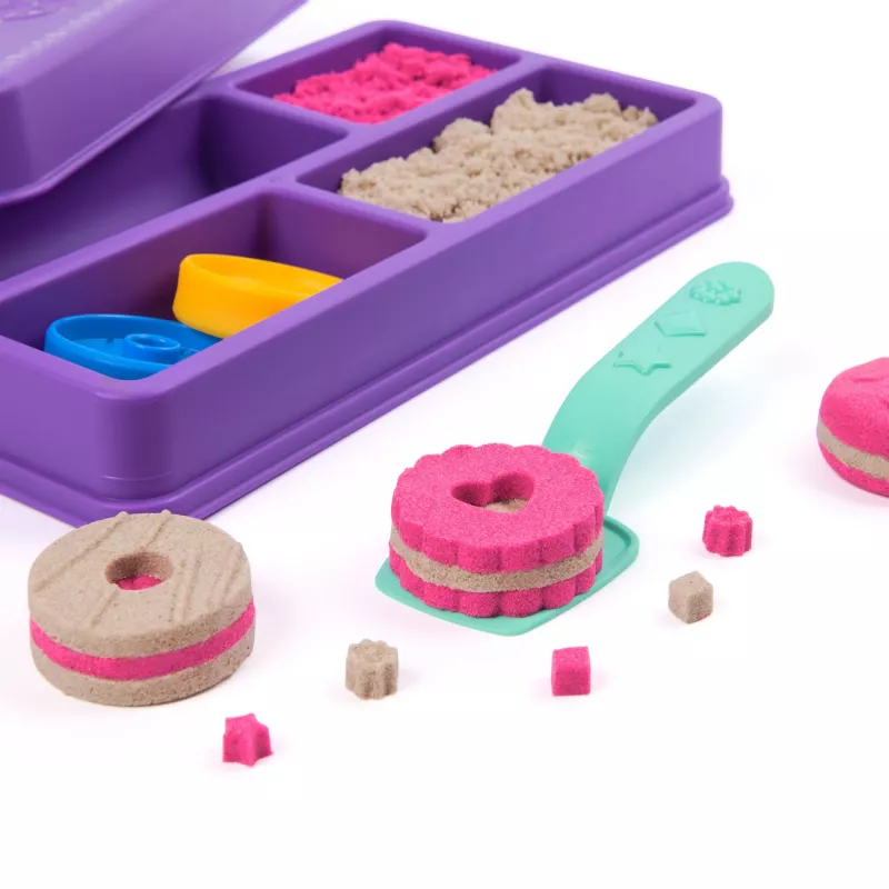 Spin Master Kinetic Sand - Caixa de biscoitos, areia de brincar