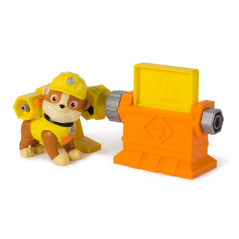 Conjunto de figuras sortidas Rubble & Wheeler Power Tool Pups com 2 ferramentas e 2 acessórios de construção, a partir dos 3 anos