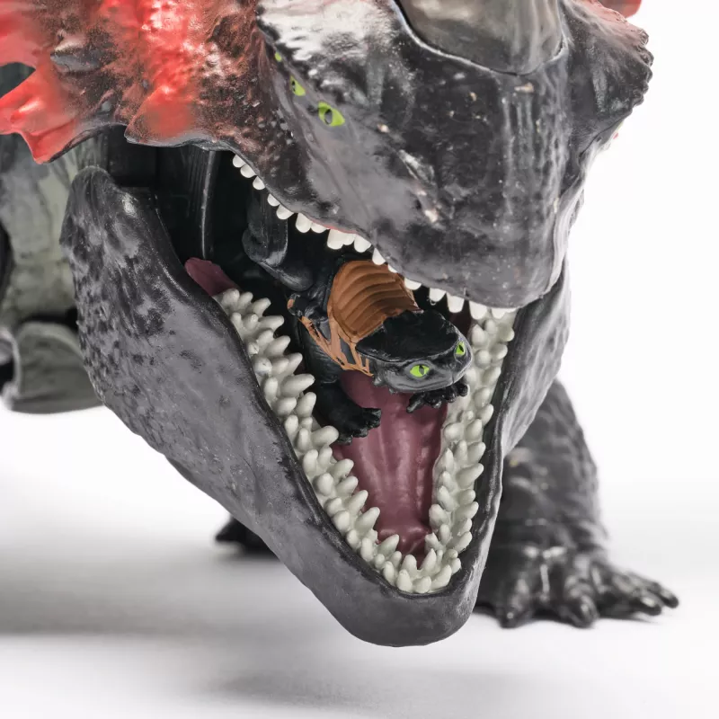 Spin Master 6072650 Como Treinar o Teu Dragão: figura do dragão Morte Vermelha com mini Desdentado, a partir dos 4 anos