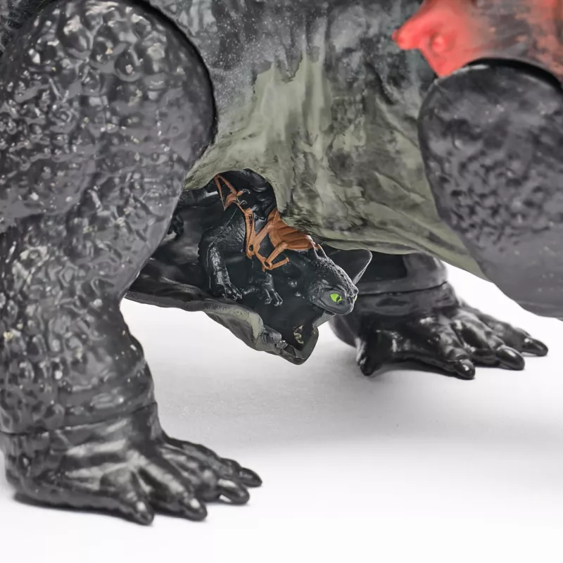 Spin Master 6072650 Como Treinar o Teu Dragão: figura do dragão Morte Vermelha com mini Desdentado, a partir dos 4 anos