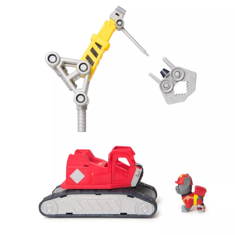 Camião grua Spin Master Rubble & Crew Chargers Mega Power com figura Charger, 2 ferramentas removíveis, plástico, para crianças a partir dos 3 anos