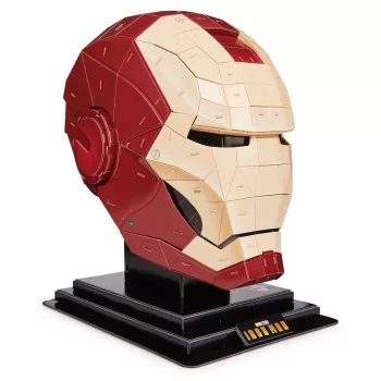 Spinmaster 4D Build Marvel Iron Man conjunto de construção 96 peças