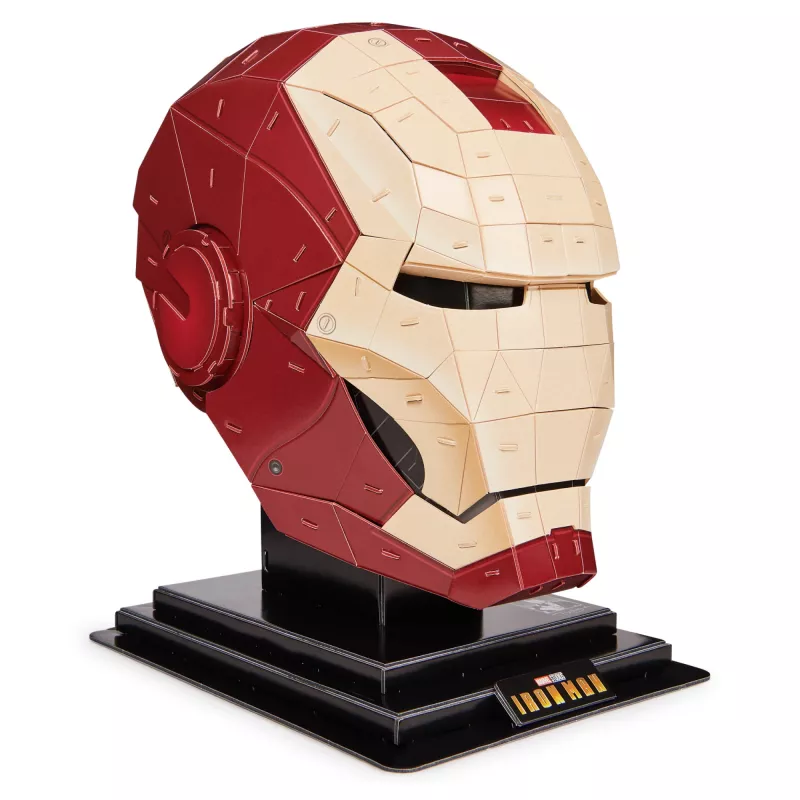 Spinmaster 4D Build Marvel Iron Man conjunto de construção 96 peças