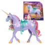 Spin Master Unicorn Academy figura de unicórnio Wildstar 11 polegadas com sela e arreios translúcidos, multicolor, plástico, para crianças a partir dos 4 anos
