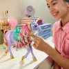 Spin Master Unicorn Academy figura de unicórnio Wildstar 11 polegadas com sela e arreios translúcidos, multicolor, plástico, para crianças a partir dos 4 anos