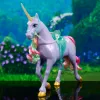 Spin Master Unicorn Academy figura de unicórnio Wildstar 11 polegadas com sela e arreios translúcidos, multicolor, plástico, para crianças a partir dos 4 anos