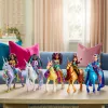 Spin Master Unicorn Academy figura de unicórnio Wildstar 11 polegadas com sela e arreios translúcidos, multicolor, plástico, para crianças a partir dos 4 anos