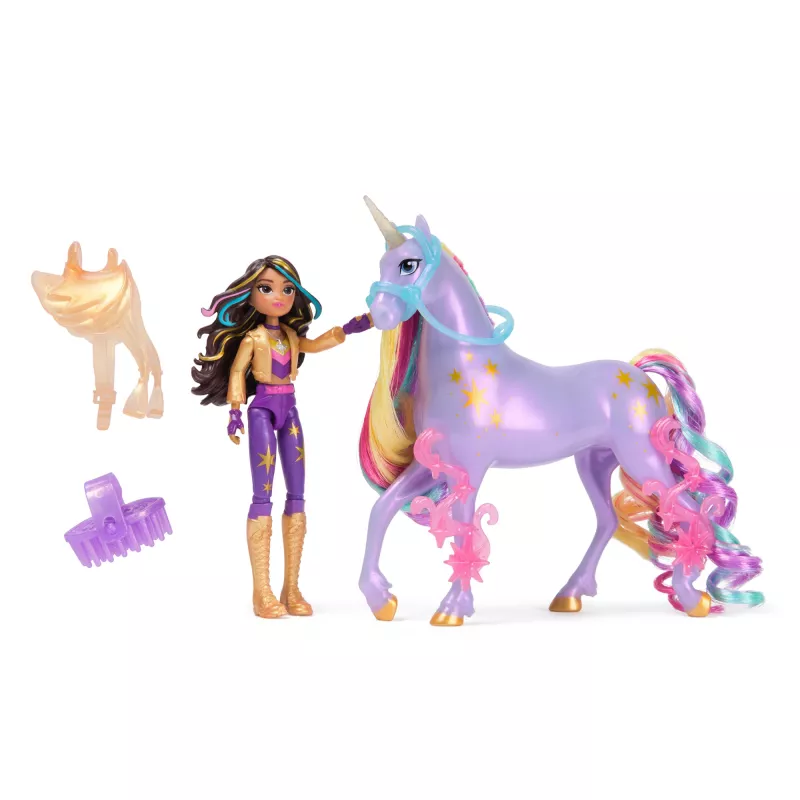 Conjunto de bonecas Spinmaster Unicorn Academy Sophia & Wildstar 168 mm