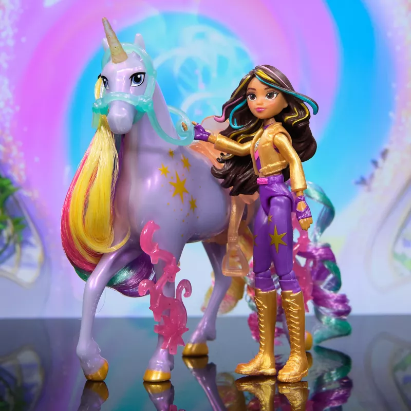 Conjunto de bonecas Spinmaster Unicorn Academy Sophia & Wildstar 168 mm