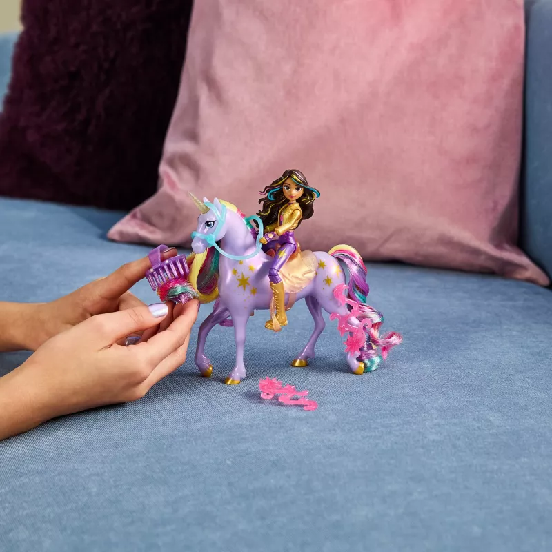 Conjunto de bonecas Spinmaster Unicorn Academy Sophia & Wildstar 168 mm