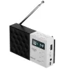 Rádio digital Adler AD 1908 PLL AM/FM com função de alarme
