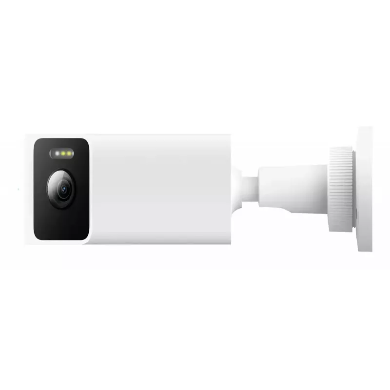 Câmara de vigilância IP Xiaomi CW100 Dual — exterior tipo bullet, 3 MP (2304×1296), Wi-Fi, montagem em teto/parede, rotação 0–360°, LEDs infravermelhos/luz branca, visão noturna 10 m