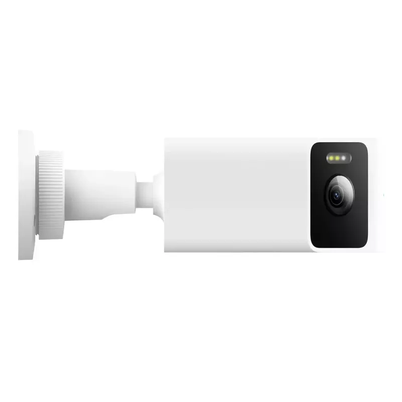 Câmara de vigilância IP Xiaomi CW100 Dual — exterior tipo bullet, 3 MP (2304×1296), Wi-Fi, montagem em teto/parede, rotação 0–360°, LEDs infravermelhos/luz branca, visão noturna 10 m