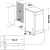 Whirlpool WSBO 3O34 PF X semi integrado 10 serviços de mesa