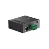 D-Link DOM-311-TSO 4G LTE IIoT RTU gateway, Ethernet 10/100 Mbit/s, RS-232/485, Nano SIM, 2 antenas externas amovíveis, 9–36 V DC, preta