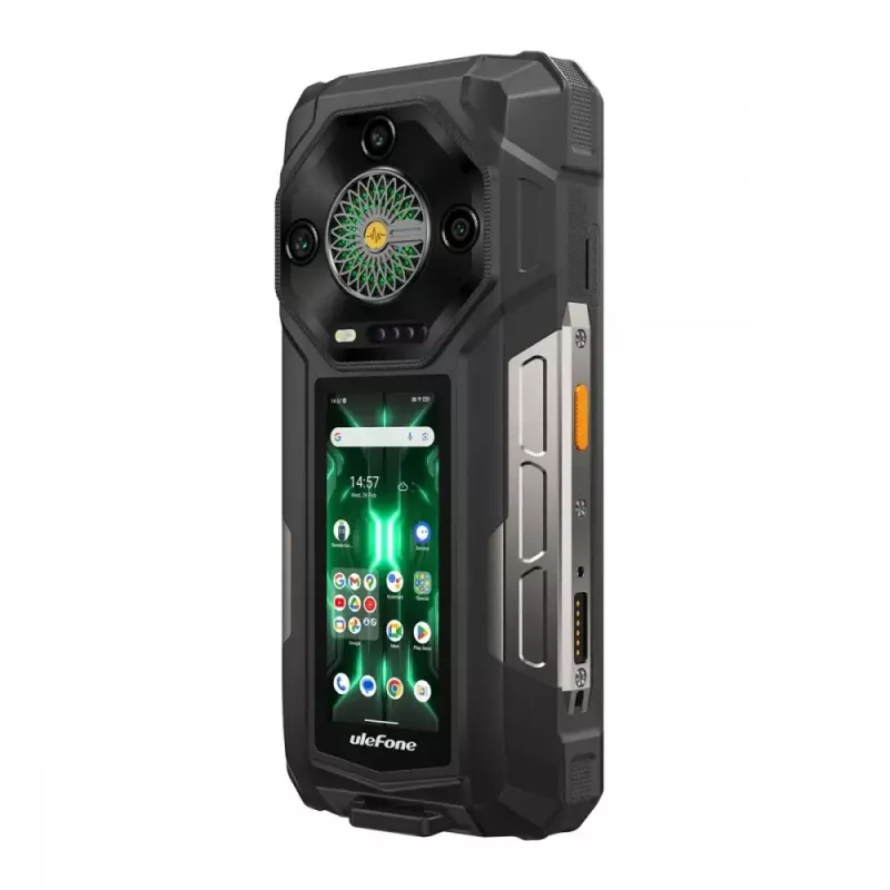 Smartphone Ulefone Armor 33 Pro 5G, 6,95 polegadas, 16 GB / 512 GB, 25500 mAh, Android 14, preto