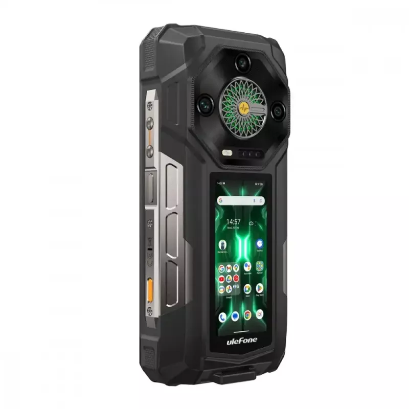 Smartphone Ulefone Armor 33 Pro 5G, 6,95 polegadas, 16 GB / 512 GB, 25500 mAh, Android 14, preto