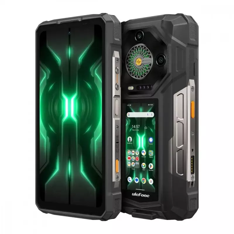 Smartphone Ulefone Armor 33 Pro 5G, 6,95 polegadas, 16 GB / 512 GB, 25500 mAh, Android 14, preto