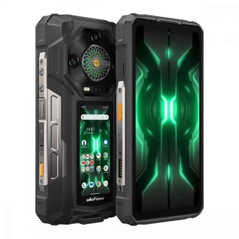Smartphone Ulefone Armor 33 Pro 5G, 6,95 polegadas, 16 GB / 512 GB, 25500 mAh, Android 14, preto