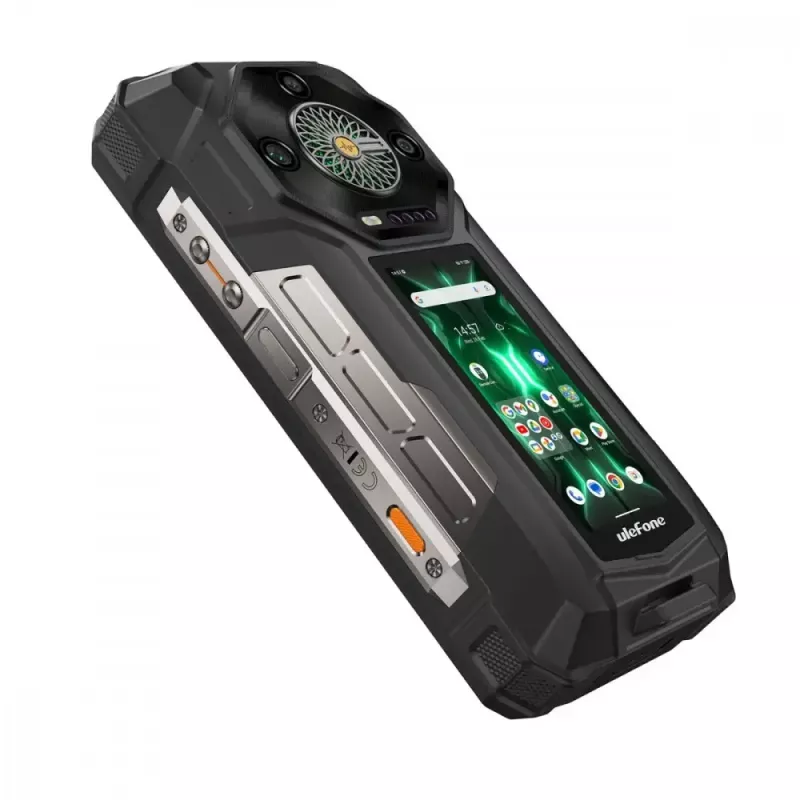 Smartphone Ulefone Armor 33 Pro 5G, 6,95 polegadas, 16 GB / 512 GB, 25500 mAh, Android 14, preto