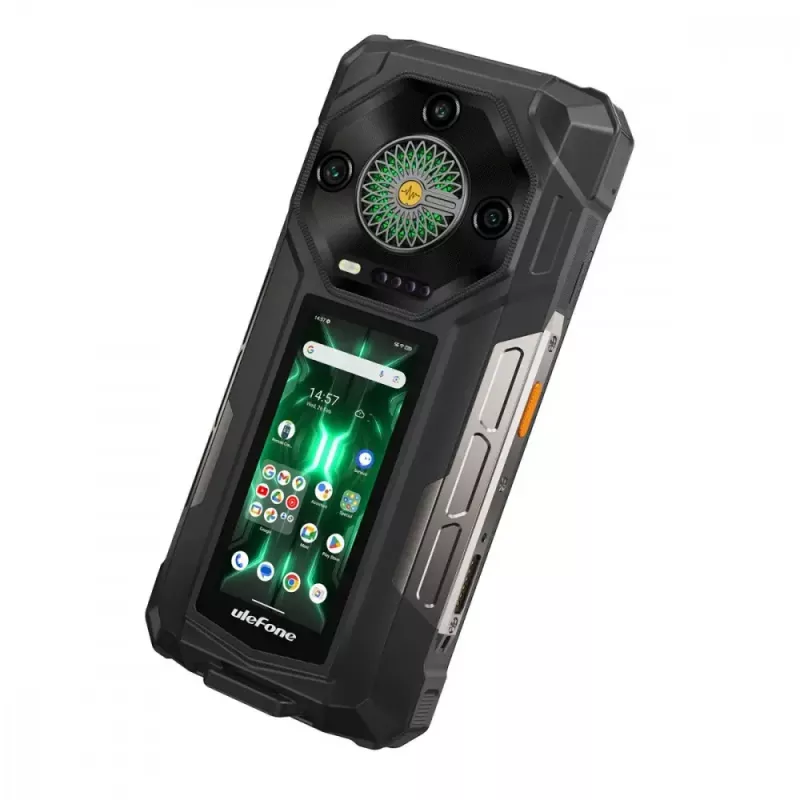 Smartphone Ulefone Armor 33 Pro 5G, 6,95 polegadas, 16 GB / 512 GB, 25500 mAh, Android 14, preto