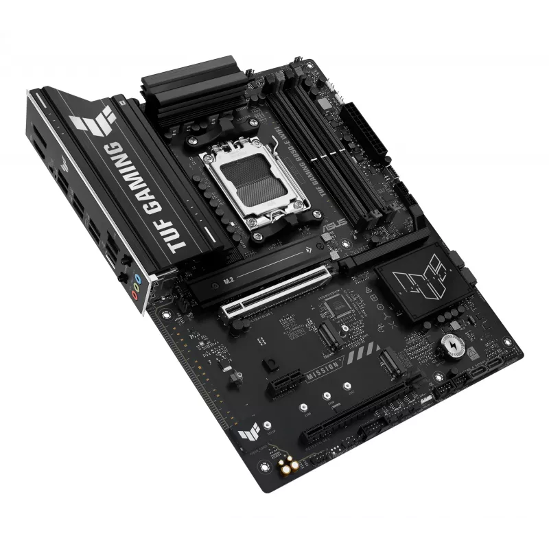Placa-mãe ASUS TUF GAMING B850-E WIFI, AMD B850, socket AM5, ATX, DDR5, 4x DIMM, 3x M.2, Wi‑Fi 6E, LAN 2,5Gb