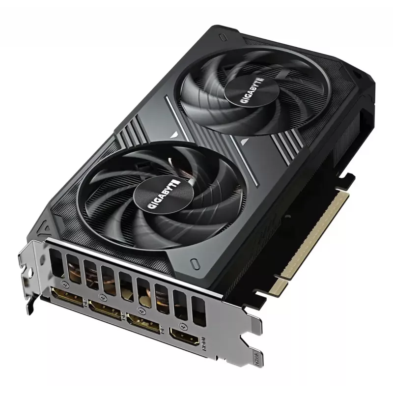 Placa gráfica GIGABYTE GeForce RTX 5060 8GB GDDR7, PCIe 5.0, 3840 CUDA, WINDFORCE 2X, 199×116×40 mm