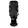 Savio CH-04 suporte de telemóvel para automóvel, fixação no para-brisas/tablier, preto
