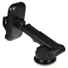 Savio CH-04 suporte de telemóvel para automóvel, fixação no para-brisas/tablier, preto