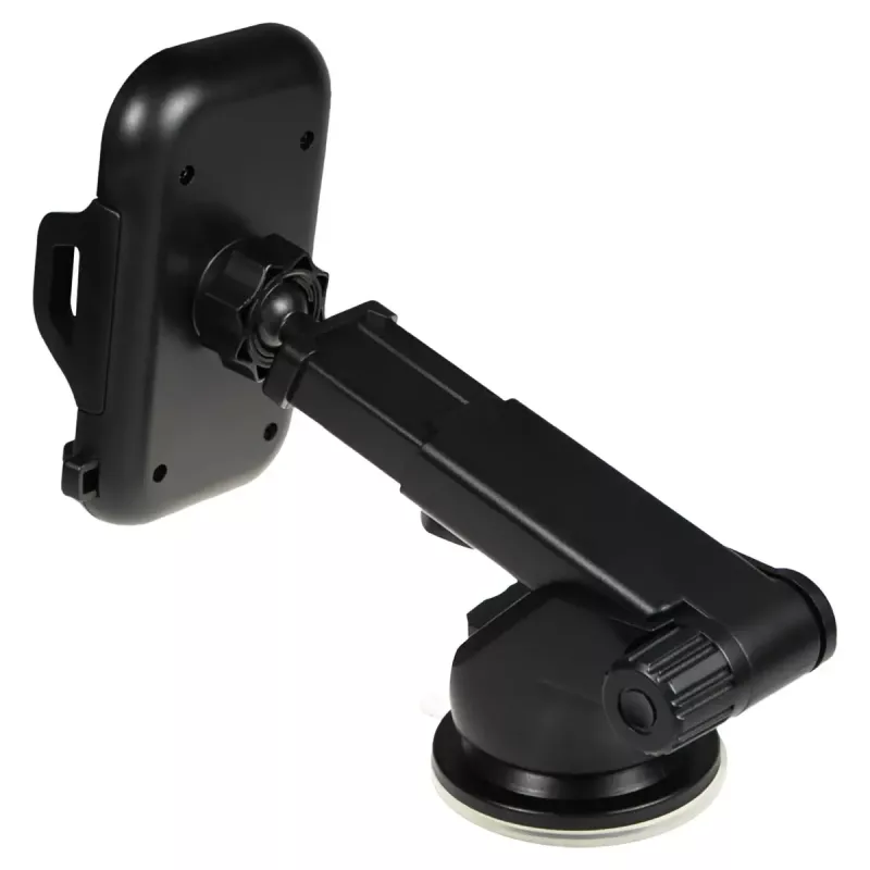 Savio CH-04 suporte de telemóvel para automóvel, fixação no para-brisas/tablier, preto