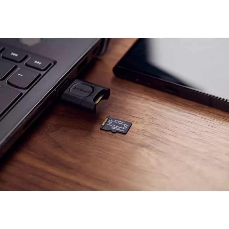 Kingston Technology 1TB micSDXC Canvas Select Plus Gen3 150R A1 embalagem individual sem ADP