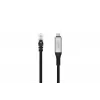 DIGITUS USB-C 3.2 Gen1 - Cabo Ethernet RJ45 - CAT6a S/FTP preto - 2m