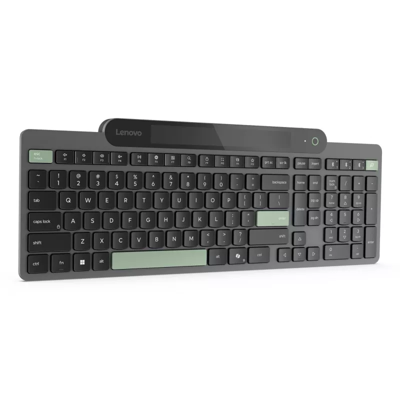 Teclado Lenovo 4Y41R69494 Casa/Escritório Bluetooth US-Inglês preto, verde