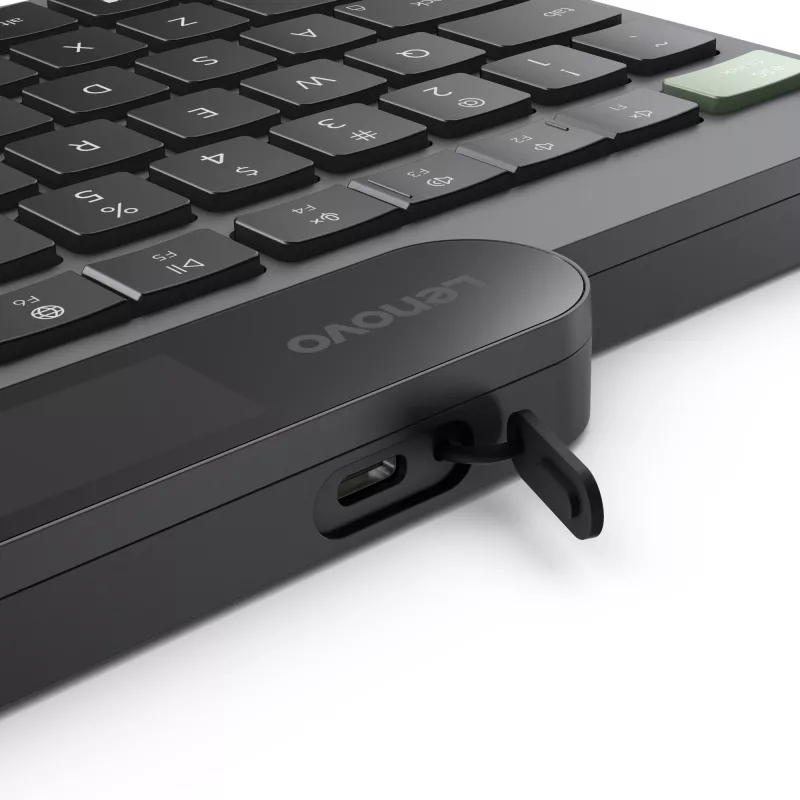 Teclado Lenovo 4Y41R69494 Casa/Escritório Bluetooth US-Inglês preto, verde