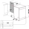 Máquina de lavar louça Whirlpool W7F HP33 X de instalação livre 15 conjuntos de louça 43 dB