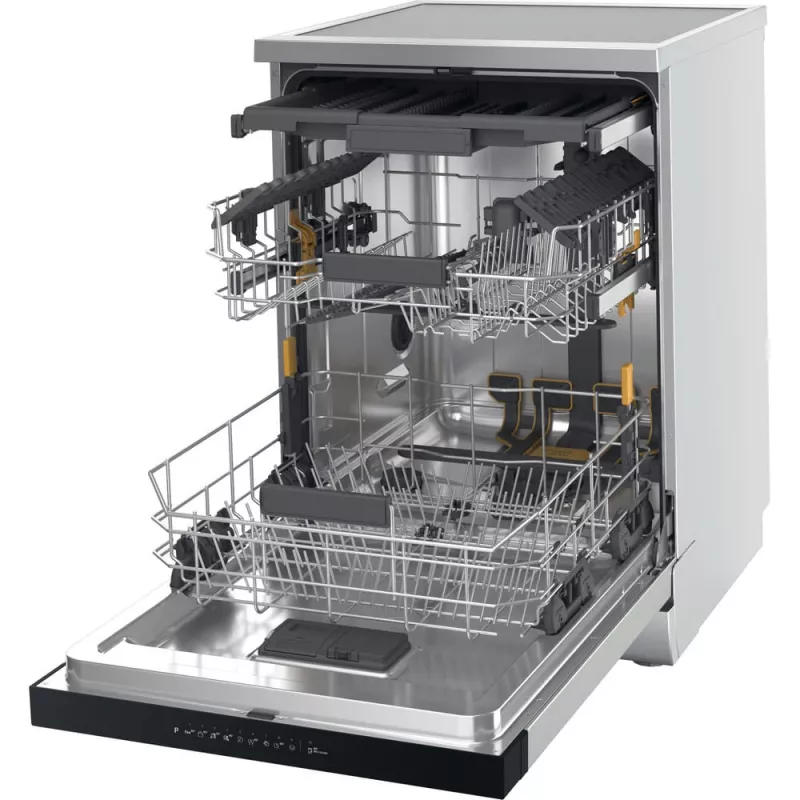 Máquina de lavar louça Whirlpool W7F HP33 X de instalação livre 15 conjuntos de louça 43 dB