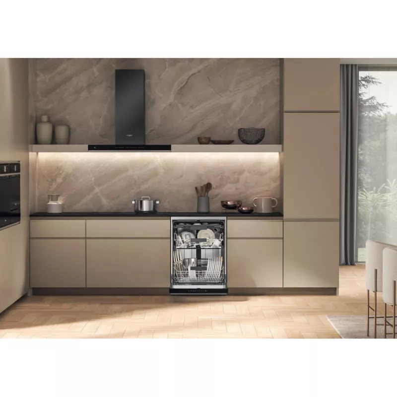 Máquina de lavar louça Whirlpool W7F HP33 X de instalação livre 15 conjuntos de louça 43 dB