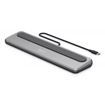 Docking station Digitus USB-C 8K, 12 portas, USB 3.2 Gen 2, 100 W