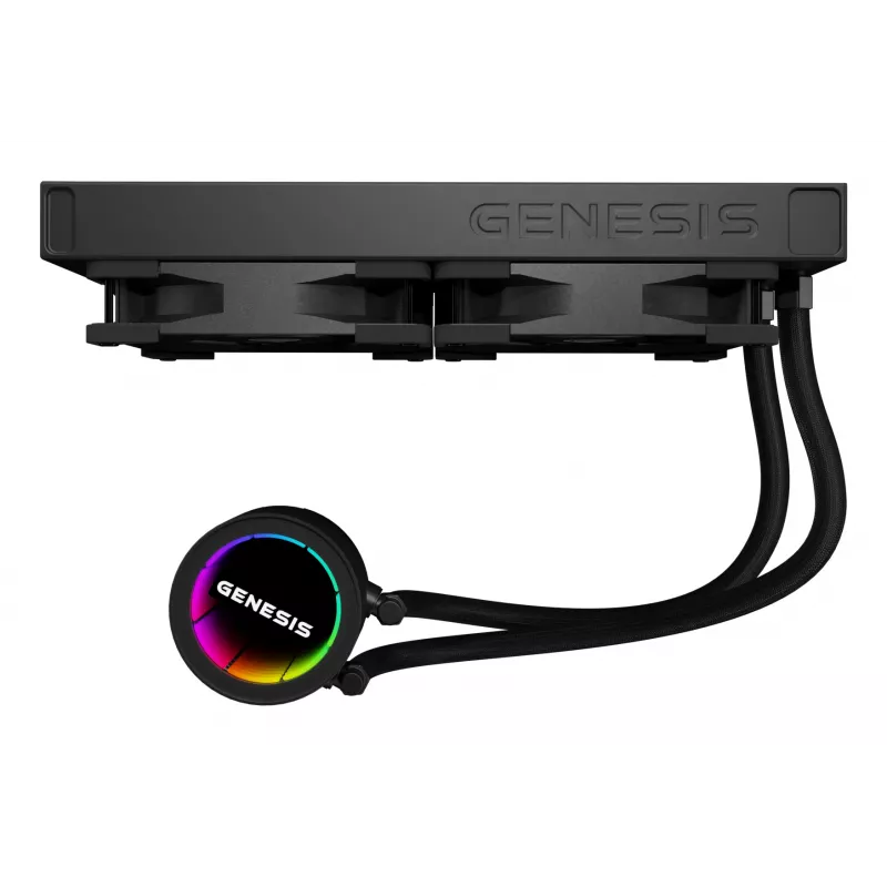 Sistema de refrigeração para computador GENESIS NLG-2319 processador refrigeração líquida all-in-one preto