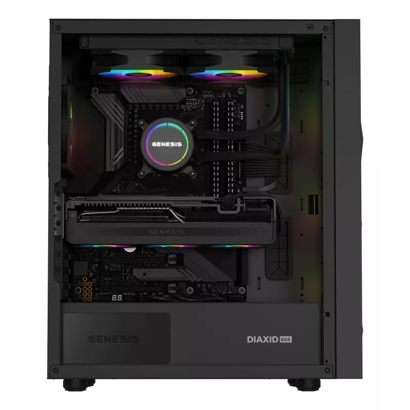 Sistema de refrigeração para computador GENESIS NLG-2319 processador refrigeração líquida all-in-one preto