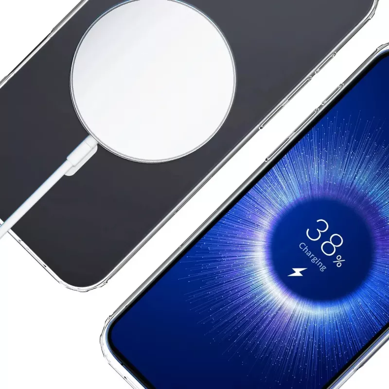 Capa para telemóvel 3MK Armor MagCase para iPhone 16, 6,1 polegadas (15,5 cm), transparente, PC+TPU