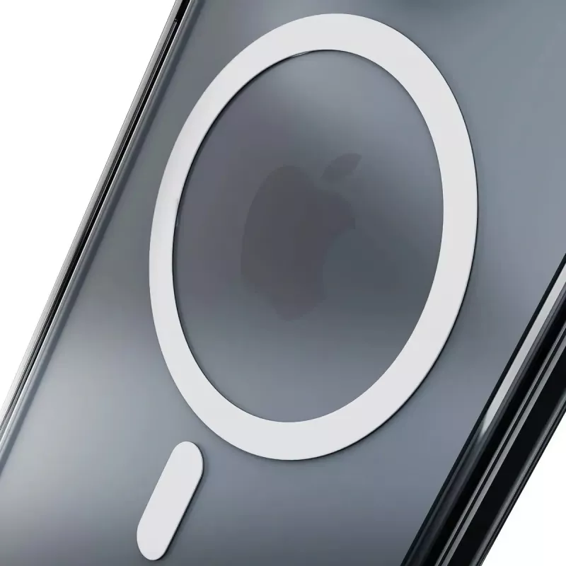 Capa para telemóvel 3MK Armor MagCase para iPhone 16, 6,1 polegadas (15,5 cm), transparente, PC+TPU