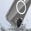 Capa para telemóvel 3MK Armor MagCase para iPhone 16, 6,1 polegadas (15,5 cm), transparente, PC+TPU