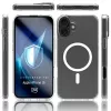 Capa para telemóvel 3MK Armor MagCase para iPhone 16, 6,1 polegadas (15,5 cm), transparente, PC+TPU