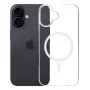 Capa para telemóvel 3MK Armor MagCase para iPhone 16, 6,1 polegadas (15,5 cm), transparente, PC+TPU