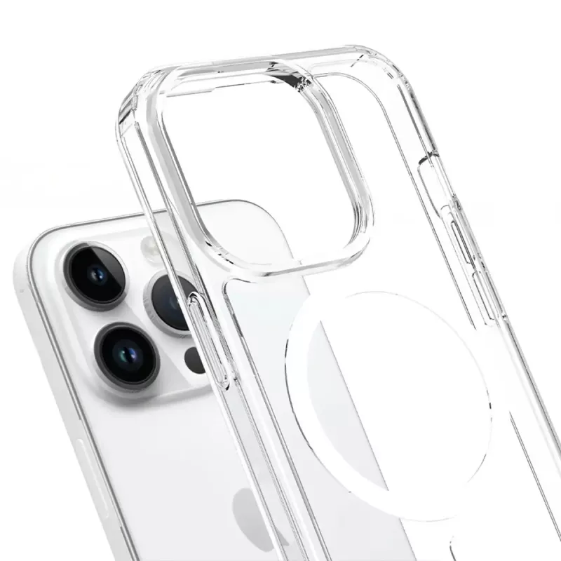 3MK Armor MagCase capa para iPhone 16 Pro, MagSafe, transparente, TPU