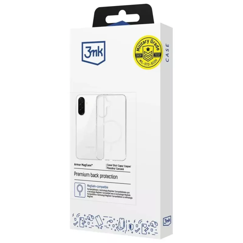 Capa de proteção 3MK Armor MagCase para Samsung Galaxy A26 5G – design fino e robusto