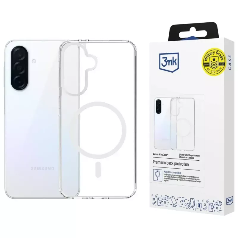 Capa de proteção 3MK Armor MagCase para Samsung Galaxy A36 – design robusto e resistente a choques