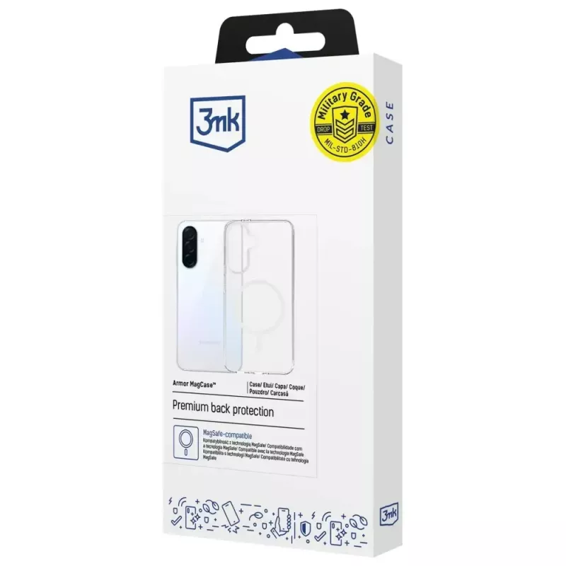 Capa de proteção 3MK Armor MagCase para Samsung Galaxy A36 – design robusto e resistente a choques